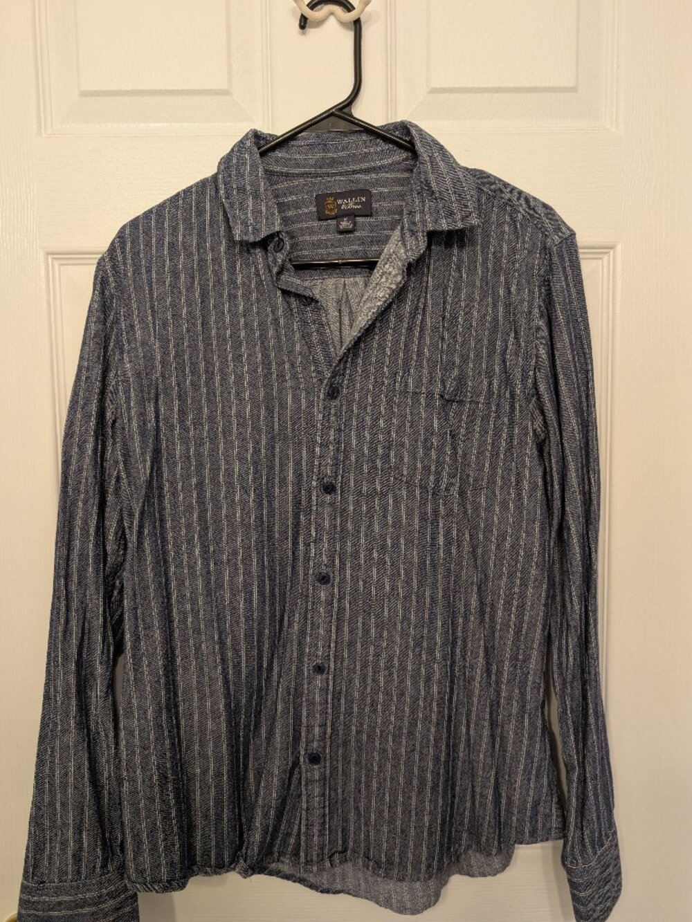 Wallin & Bros., M, Blue and White